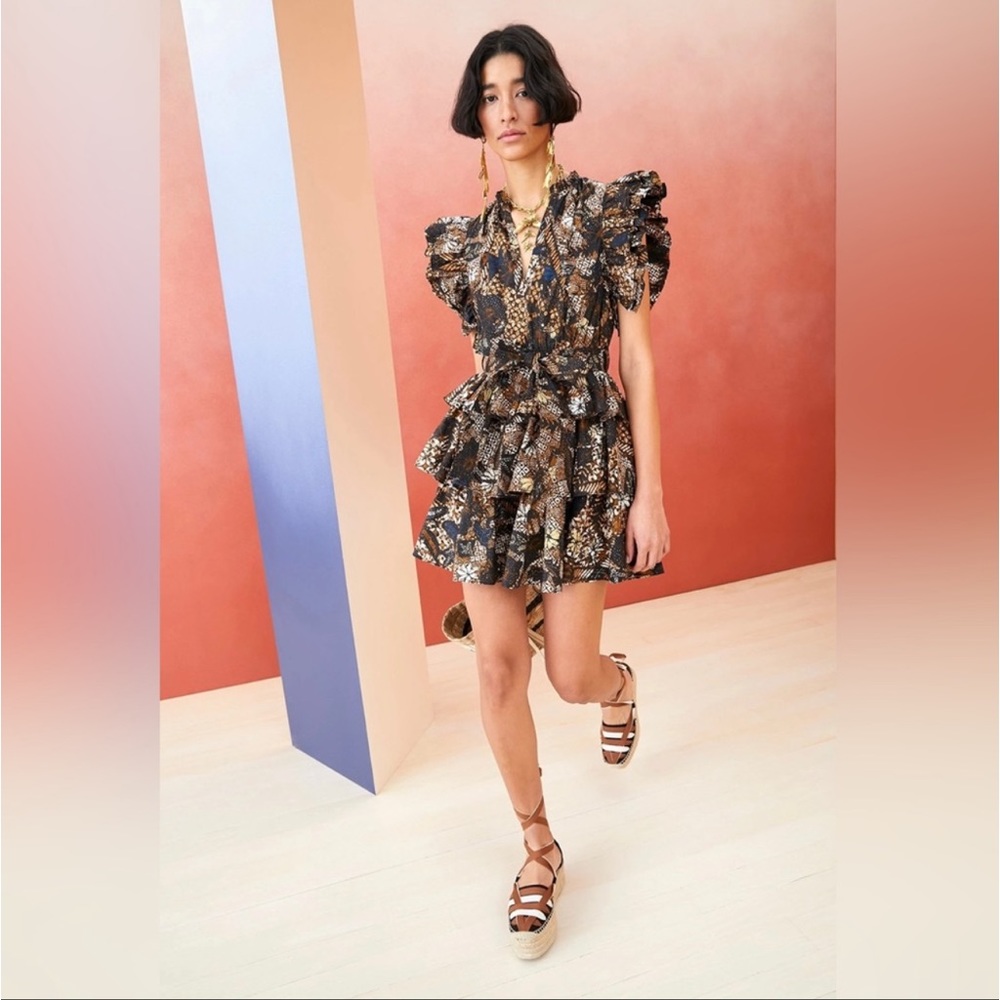 NWOT Ulla Johnson Honoria Ruffle Dress